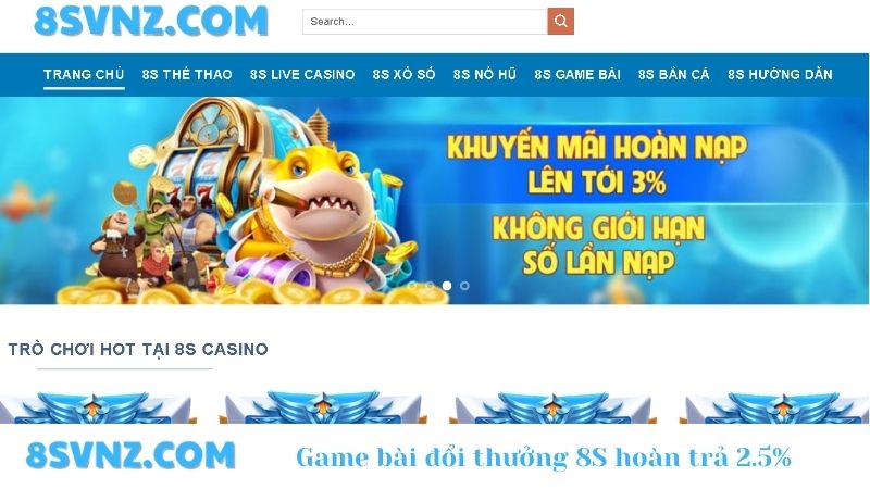 Game bài đổi thưởng 8s 